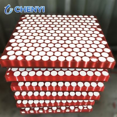 Doublure de chute en céramique en polyuréthane